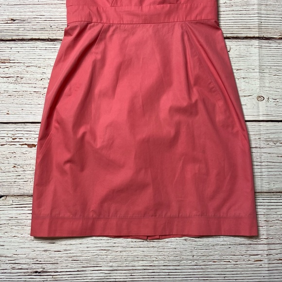 COPY - J. Crew Strawberry Pink Strapless Dress Sz 4 - Picture 7 of 15